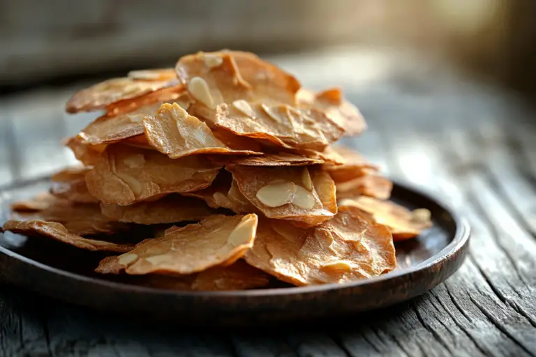 Thin and Crispy Almond Cookies