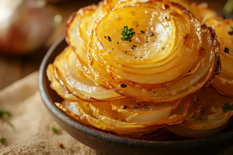 Crunchy Cheesy Onion Crisps