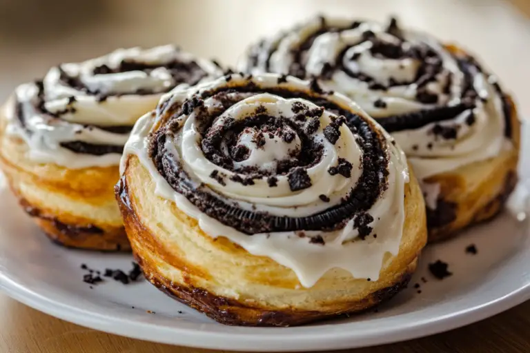 Oreo-Stuffed Cinnamon Rolls