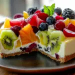 Fruit Salad Cheesecake