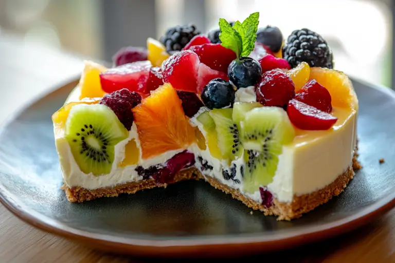 Fruit Salad Cheesecake