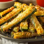 Crispy Air Fryer Parmesan Zucchini Fries