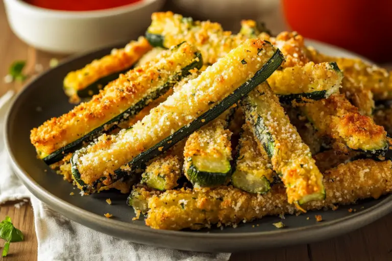 Crispy Air Fryer Parmesan Zucchini Fries