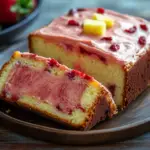 Pineapple Strawberry Pound Cake