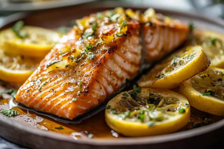 Honey Garlic Butter Baked Salmon