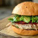 Honey Mustard Turkey Avocado Sandwich