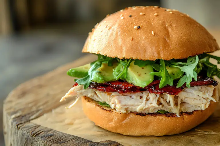 Honey Mustard Turkey Avocado Sandwich