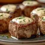 GARLIC PARMESAN CREAM SAUCE STEAK BITES
