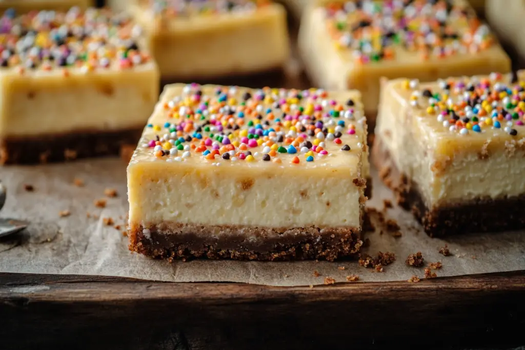 Sugar Cookie Cheesecake Bars