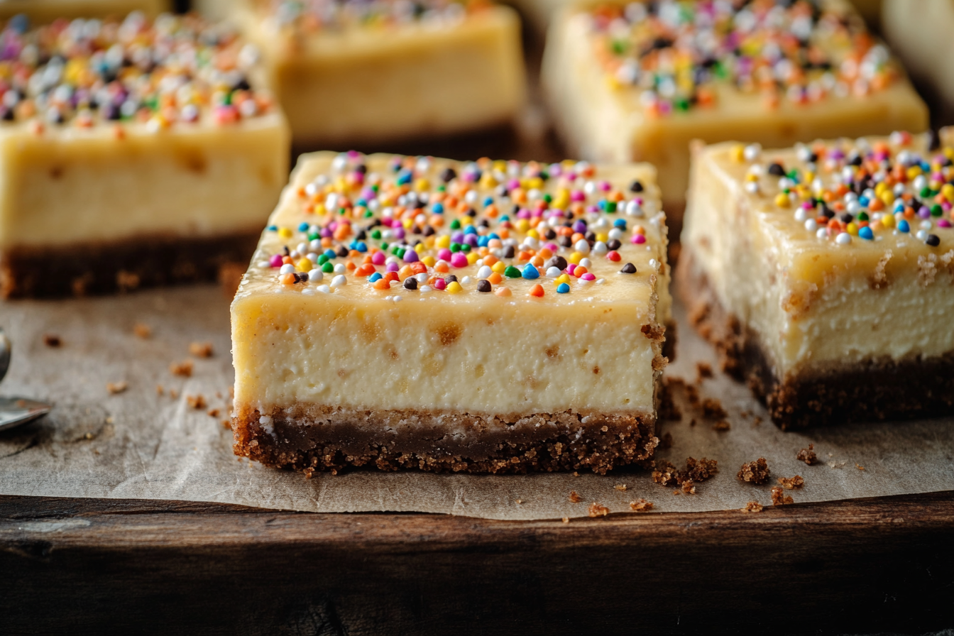 Sugar Cookie Cheesecake Bars