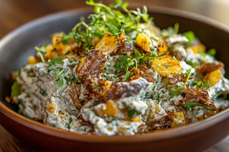 Crispy Smashed Potato Salad