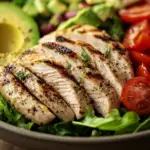 GRILLED CHICKEN & AVOCADO SALAD BOWL