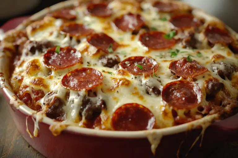 Crustless Pizza Bake