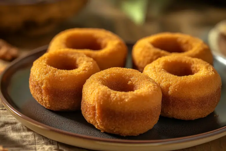Peanut Butter & Pumpkin Pup Donuts