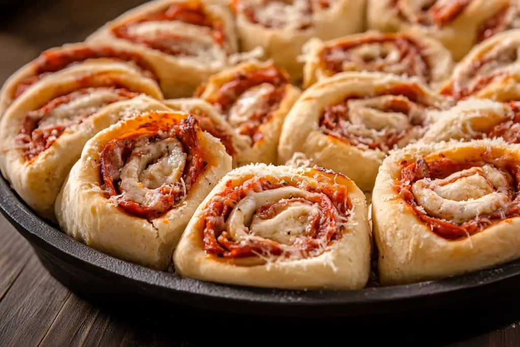 Parmesan Garlic Pizza Rolls