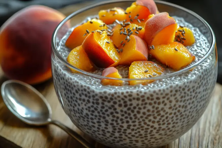 Great Peach Chia Pudding