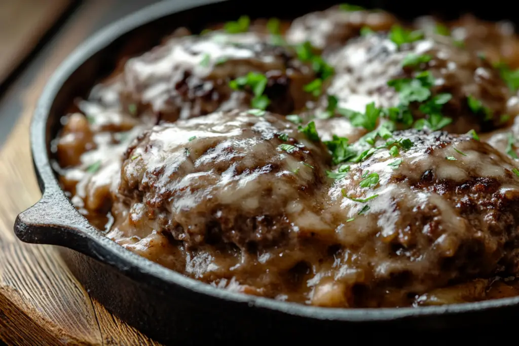 Amish Hamburger Steak Bake