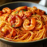 Spicy Shrimp Fra Diavolo with Linguine