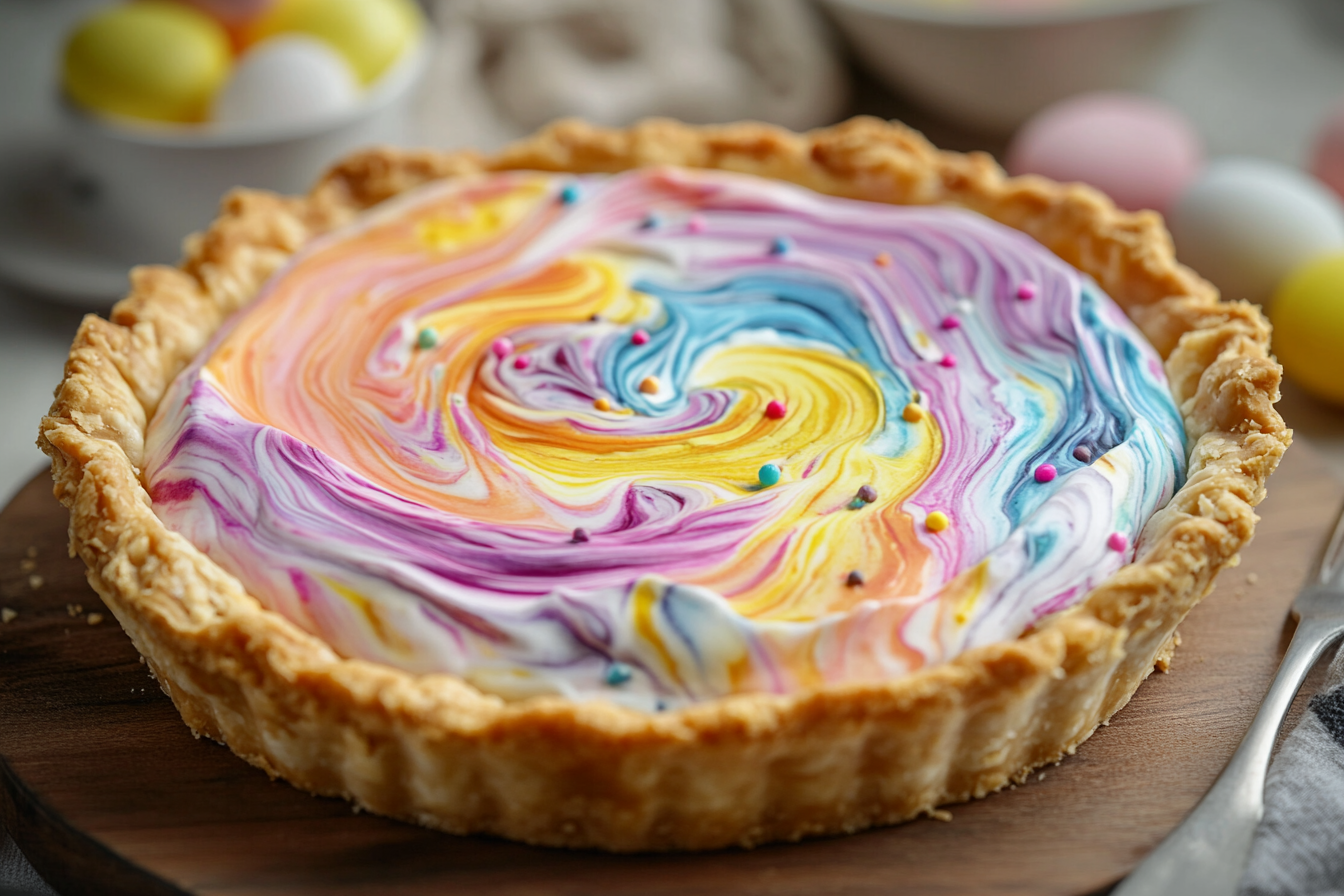 Easter Swirl Pie