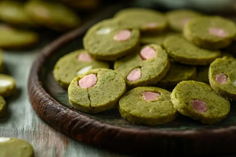Matcha Sable Cookies
