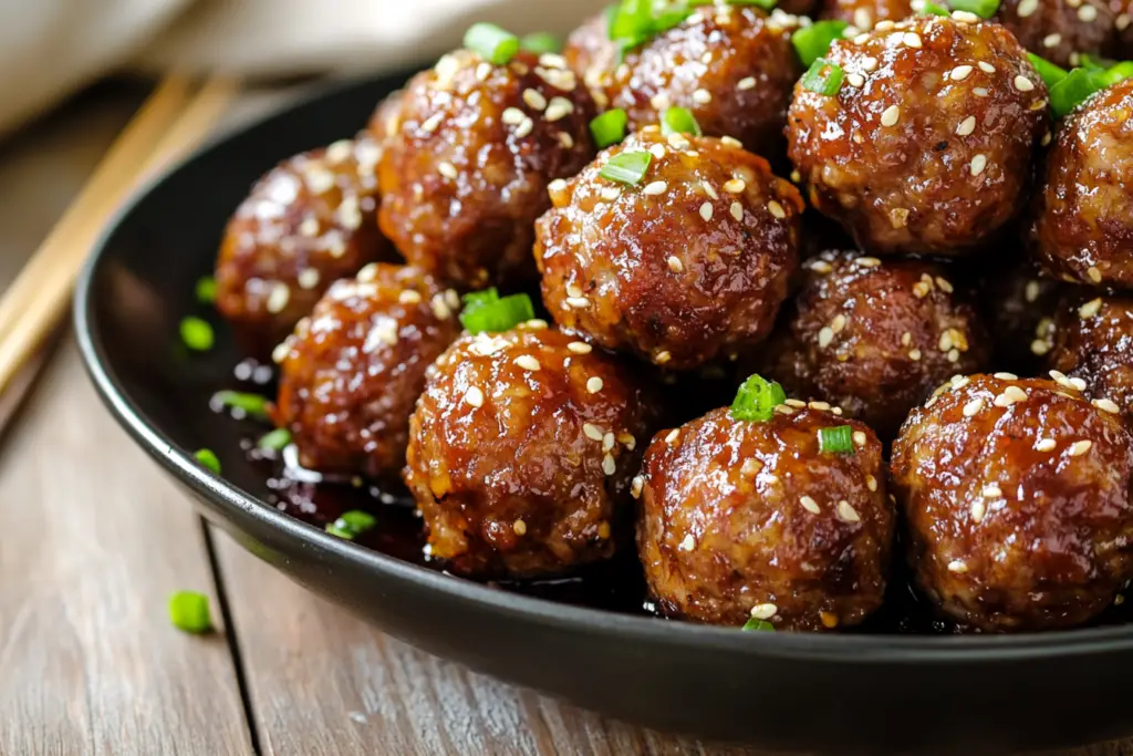 Korean Bulgogi Meatballs