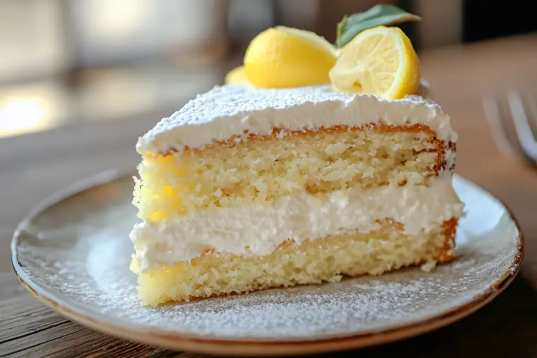 Italian Lemon Cream Cake