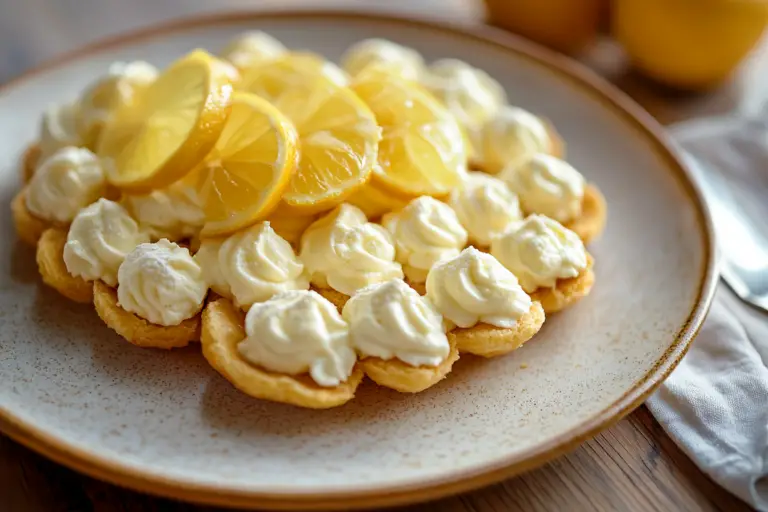 Limoncello Mascarpone Profiteroles