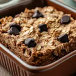 Chocolate Chip Zucchini Baked Oatmeal