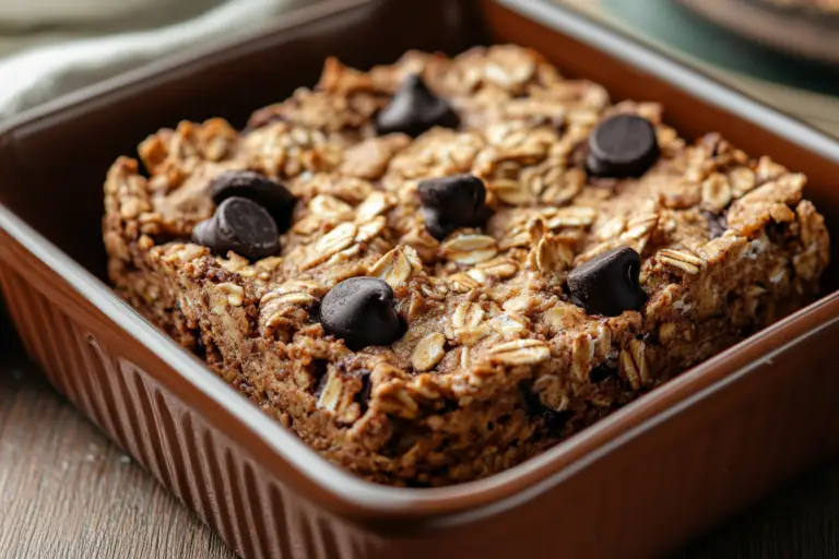 Chocolate Chip Zucchini Baked Oatmeal