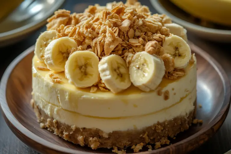 Banana Pudding Crunchy Cheesecake