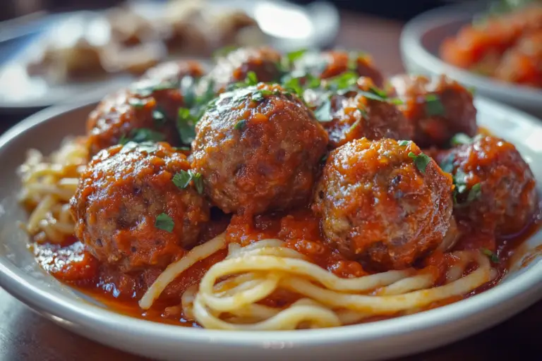 Italian-Style Meatballs in Tomato Sauce