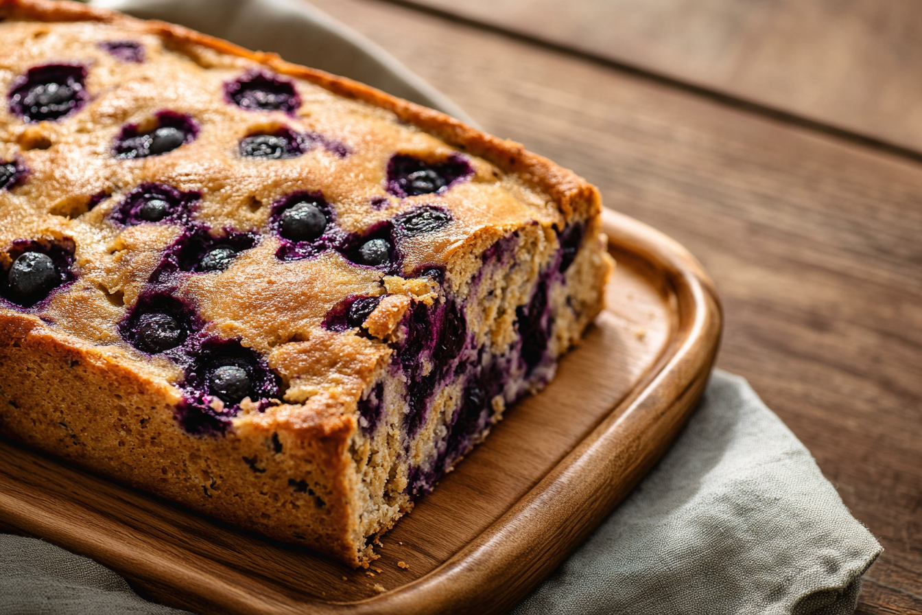 Blueberry Cottage Cheese Breakfast Bake