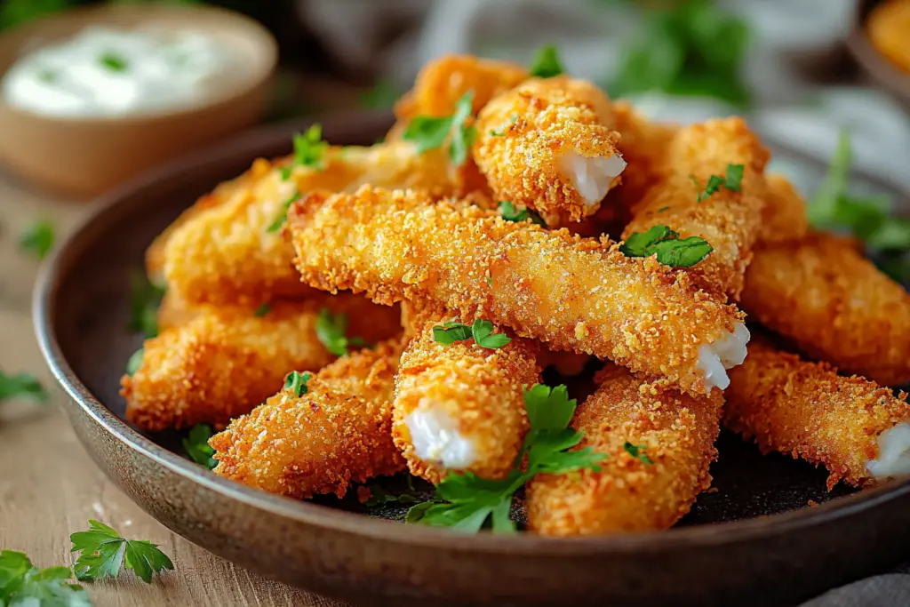 Crispy Baked Fish Sticks