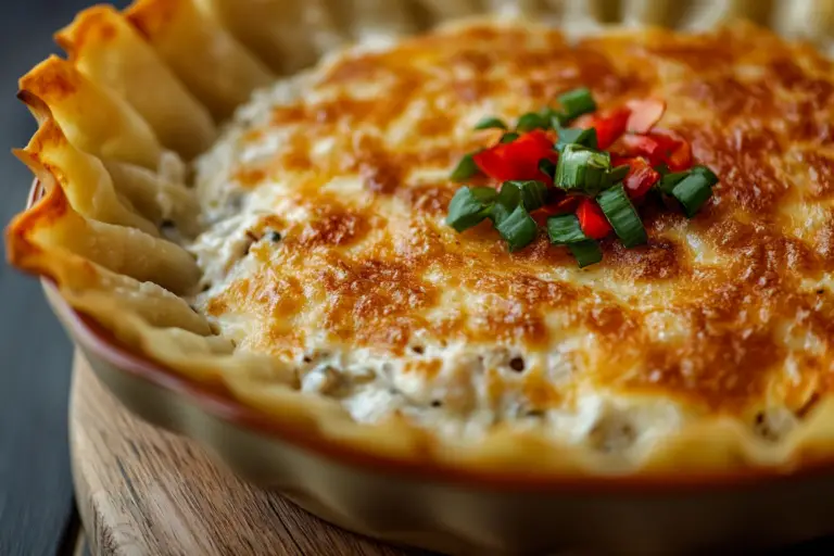 Cheesy Crab Rangoon Dip