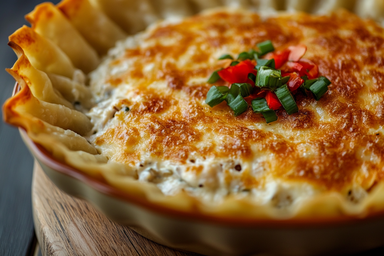 Cheesy Crab Rangoon Dip