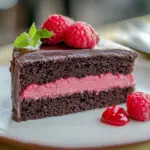 Chocolate Raspberry Truffle Cake
