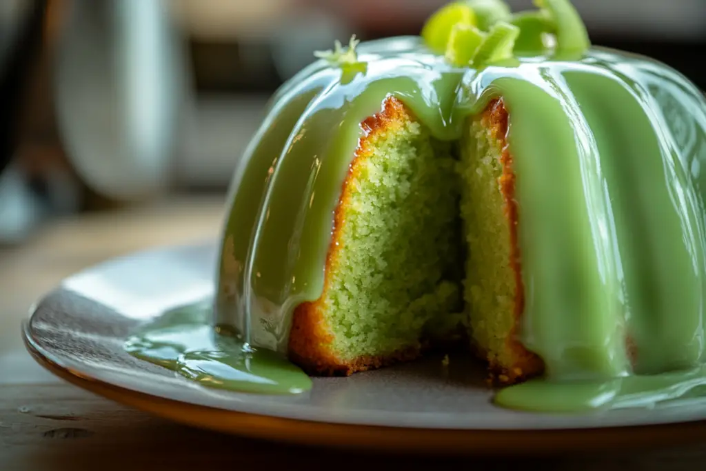 Key Lime Pound Cake with Key Lime Glaze