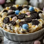 Easter Oreo Cookie Casserole