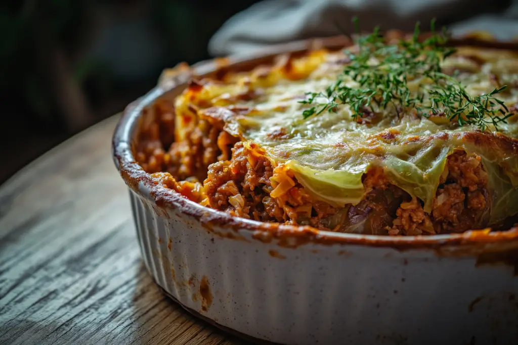 Stuffed Cabbage Roll Casserole