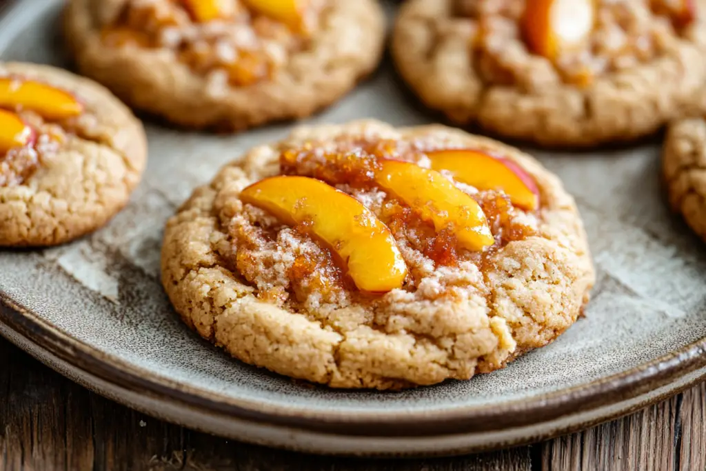 Irresistible Peach Cobbler Cookies
