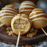 Hogwarts Butterbeer Cheesecake Pops