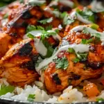 Tandoori Chicken Over Rice: A Flavor Explosion in Every Bite