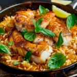 One Pan Fish & Risoni