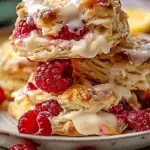 Ridiculously Easy Lemon Raspberry Scones