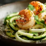 Garlic Butter Shrimp with Zucchini Noodles