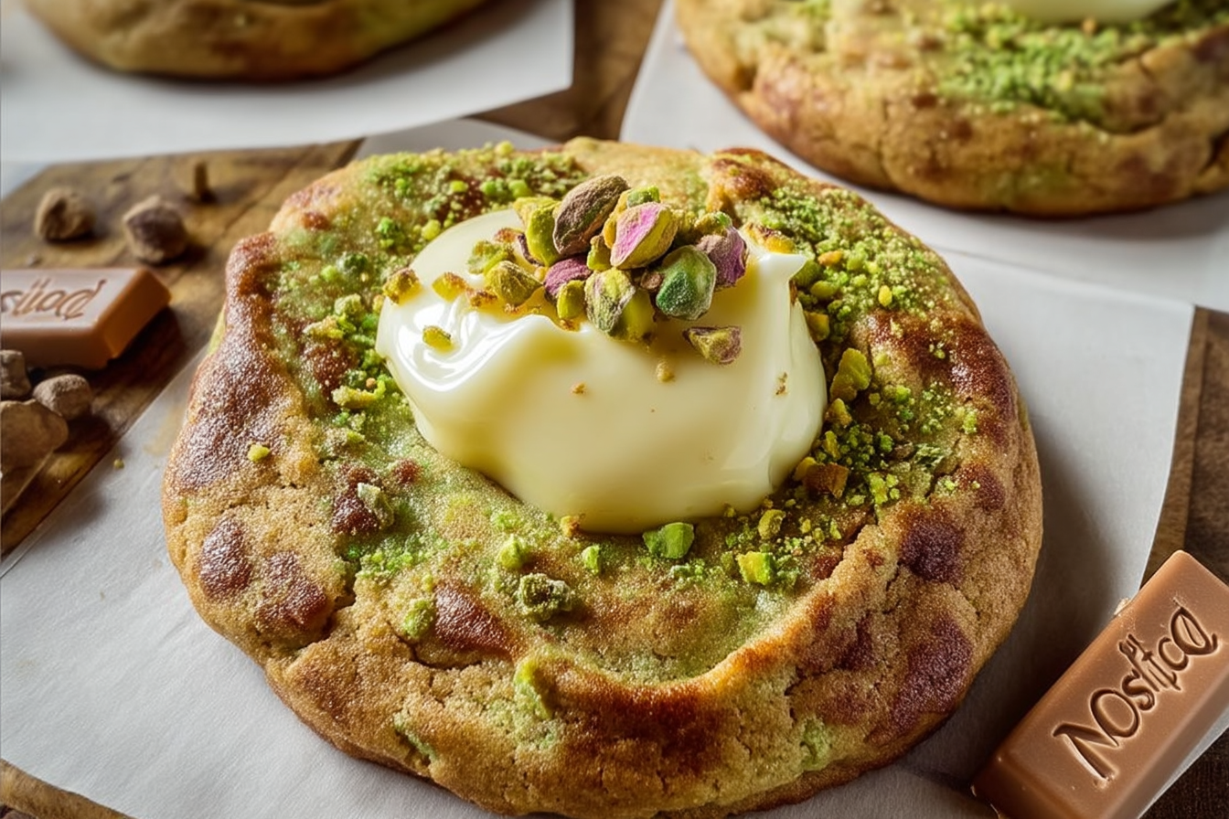 NYC Style Pistachio Protein Cookie