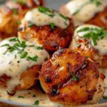 Grilled Chicken Bites with Creamy Garlic Sauce