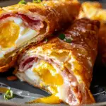 Salami Egg and Cheese Pockets