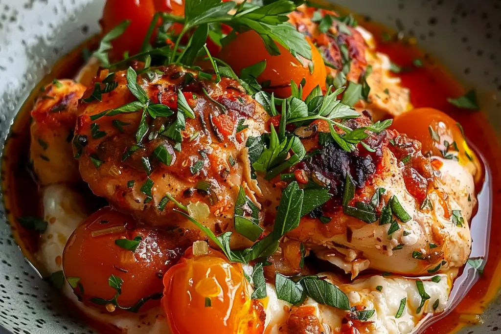 Slow Cooker Mediterranean Chicken
